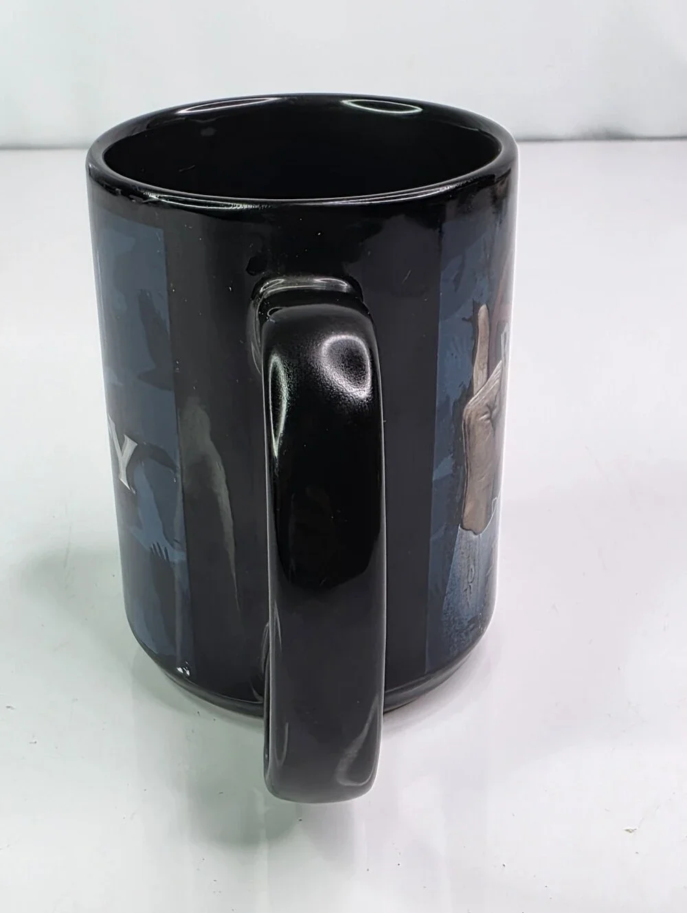 Duck Dynasty Mug AE TV Show Jase Robertson No Rules Coffee Cup Black Ceramic Nos